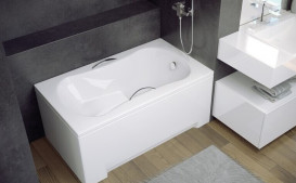 Ванна акрилова Besco Aria 120х70 см білий глянсовий #WAR-120-PA