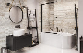 Ванна акриловая Besco Avita 180х80 см левосторонняя глянцевый белый #WAV-180-NL