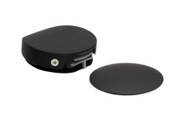 Ванна акриловая Besco Avita A-Line левая 150х75 см с матовым черным сифоном глянцевый белый #WAA-150ALCN