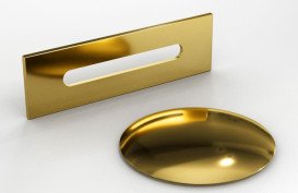 Ванна акрилова Besco Ayla 170х80 см із сифоном клік-клак золото глянсовий білий #WAS-170-AZL