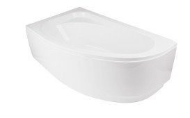 Ванна акриловая Besco Cornea 150х100 см левосторонняя глянцевый белый #WAC-150-NL