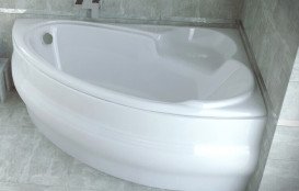 Ванна акрилова Besco Finezja Nova 170х110 см правостороння глянсовий білий #WAF-170-NP