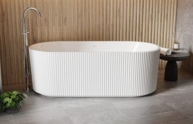 Ванна акриловая Besco Giuliana 170х80 см с сифоном клик-клак хром глянцевый белый #WAS-170-GL