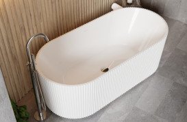 Ванна акриловая Besco Giuliana 170х80 см с сифоном клик-клак хром глянцевый белый #WAS-170-GL