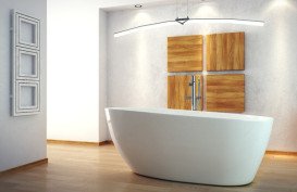 Ванна акрилова Besco Goya 160х70 см із сифоном клік-клак хром глянсовий білий #WMD-160-G