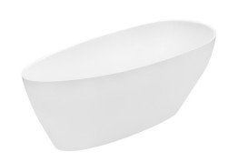 Ванна акрилова Besco Goya 170х72 см із сифоном клік-клак хром глянсовий білий #WMD-170-G