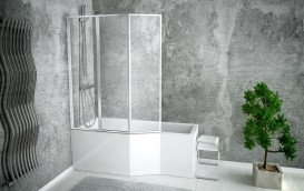 Ванна акрилова Besco Integra 150х75 см лівостороння глянсовий білий #WAI-150-PL