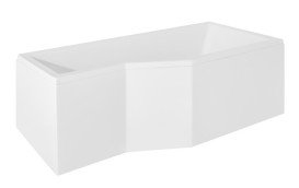 Ванна акрилова Besco Integra 150х75 см правостороння білий глянсовий #WAI-150-PP