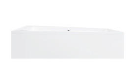 Ванна акрилова Besco Intima Duo 180х125 см лівостороння глянсовий білий #WAID-180-NL
