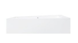 Ванна акриловая Besco Intima Duo 180х125 см правосторонняя глянцевый белый #WAID-180-NP