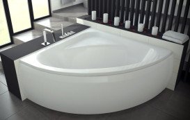 Ванна акрилова Besco Luksja 148х148 см білий глянсовий #WAL-150-NS