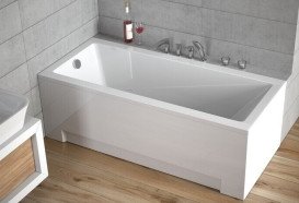 Ванна акрилова Besco Modern 120х70 см білий глянсовий #WAM-120-MO