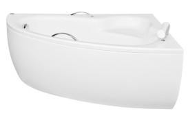 Ванна акриловая Besco Natalia 150х100 см правосторонняя глянцевый белый #WAN-150-NP