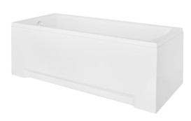 Ванна акрилова Besco Optima 170х70 см з підголовником та ручками глянсовий білий #WAO-170-PKP