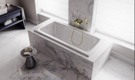 Ванна акриловая Besco Talia 140х70 см глянцевый белый #WAT-140-PK