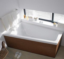 Ванна акрилова Duravit Paiova 170х130 см асиметрична білий 700214000000000