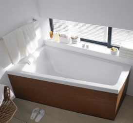 Ванна акрилова Duravit Paiova 180х140 см асиметрична білий 700216000000000