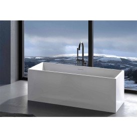 Ванна акрилова Hatria BT 02 170x74 см з інсталяцією білий глянцевый 00Y7AZ01