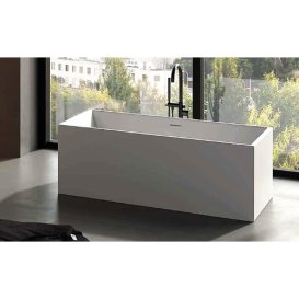 Ванна акриловая Hatria BT 02 170x74 см с инсталляцией белый матовый 00Y7AZ25