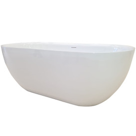 Ванна акриловая Hatria BT 01 170x78 см с инсталляцией белый глянцевый 00Y7AX01