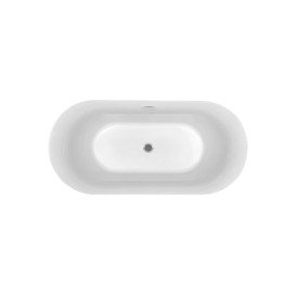 Ванна акриловая Hatria BT 01 170x78 см с инсталляцией белый глянцевый 00Y7AX01