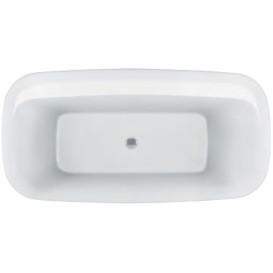 Ванна акрилова Hatria ВТ 03 170x78 см з інсталяцією білий глянцевий 00Y8AH01