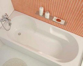 Ванна акрилова Jika Lyra Plus 160х75 см прямокутна білий H2288390000001