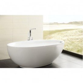 Ванна акрилова Knief Lounge 185x95 см окремостояча білий матовий 0100-289WM