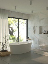 Ванна акриловая Koller Pool Design Plus 194x100 см овальная DESIGNPLUS194X100