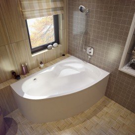 Ванна акриловая Koller Pool Karina 160x105 см угловая левая KARINA160X105L