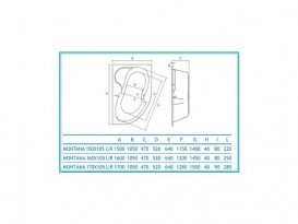Ванна акриловая Koller Pool Montana 160x105 см угловая левая MONTANA160X105L