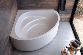 Ванна акрилова Kolpa San Dolores 150х150 см/О з комбінованою (повітря+вода) масажною системою та панеллю білий 927630