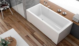 Ванна акрилова Kolpa San Elektra 190х90 см/О з масажною системою VITAL та білий панеллю 703470