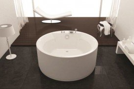 Ванна акрилова Kolpa-san Vivo 160 см кругла білий +771463