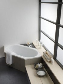 Ванна акриловая Laufen Solutions 190х90 см встраиваемая шестиугольная белый H2255200000001