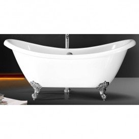 Ванна акриловая отдельно стоящая Volle 175x75 на ножках белый 12-22-314