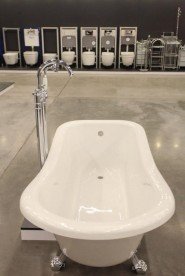 Ванна акрилова окремо стояча Volle 176x73 на левових лапах білий 12-22-706