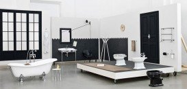 Ванна акриловая отдельностоящая ArtCeram Hermitage 170х80 см белый/хром HEW001 71