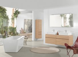 Ванна акрилова окремостояча Villeroy & Boch колекції Squaro Edge 12 180x80 біла UBQ180SQE7PDV-01