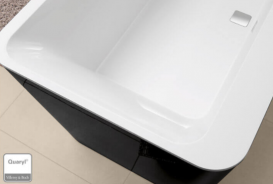 Ванна акрилова окремостояча Villeroy & Boch колекції Squaro Edge 12 180x80 біла UBQ180SQE7PDV-01