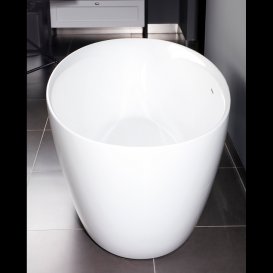 Ванна акрилова окремостояча Volle 170х82 з лицьовою панеллю і сифоном cliсk-claсk біла 12-22-810