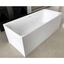 Ванна акриловая отдельностоящая Volle 170х75 с лицевой панелью и сифоном cliсk-claсk белая 12-22-858