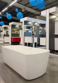 Ванна акрилова окремостояча Volle 180х85 з лицьовою панеллю і сифоном cliсk-claсk біла 12-22-804