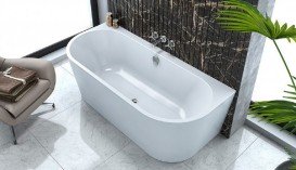 Ванна акриловая овальная пристенного монтажа Kolpa-San Dream-SP 180x80 см белый 570390