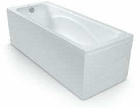 	Ванна акрилова прямокутна PoolSpa колекція Klio 170х70 з ніжками білий PWPA410ZN000000