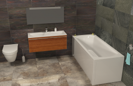 Ванна акрилова прямокутна Ravak Domino II 180х80 білий XAU0000034