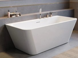 Ванна акриловая Radaway Gloria 170x75 см пристенная белый WA1-54-170x075U