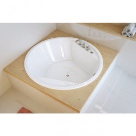 Ванна акриловая Radaway Meteora Ø 160 см отдельностоящая белый WA1-39-160US