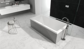 Ванна акрилова Radaway Mirella 130x70 см з ніжками білий WA1-48-130x070S
