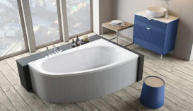 Ванна акрилова Radaway Naxia 170x110 см кутова права білий WA1-33-170x110PS